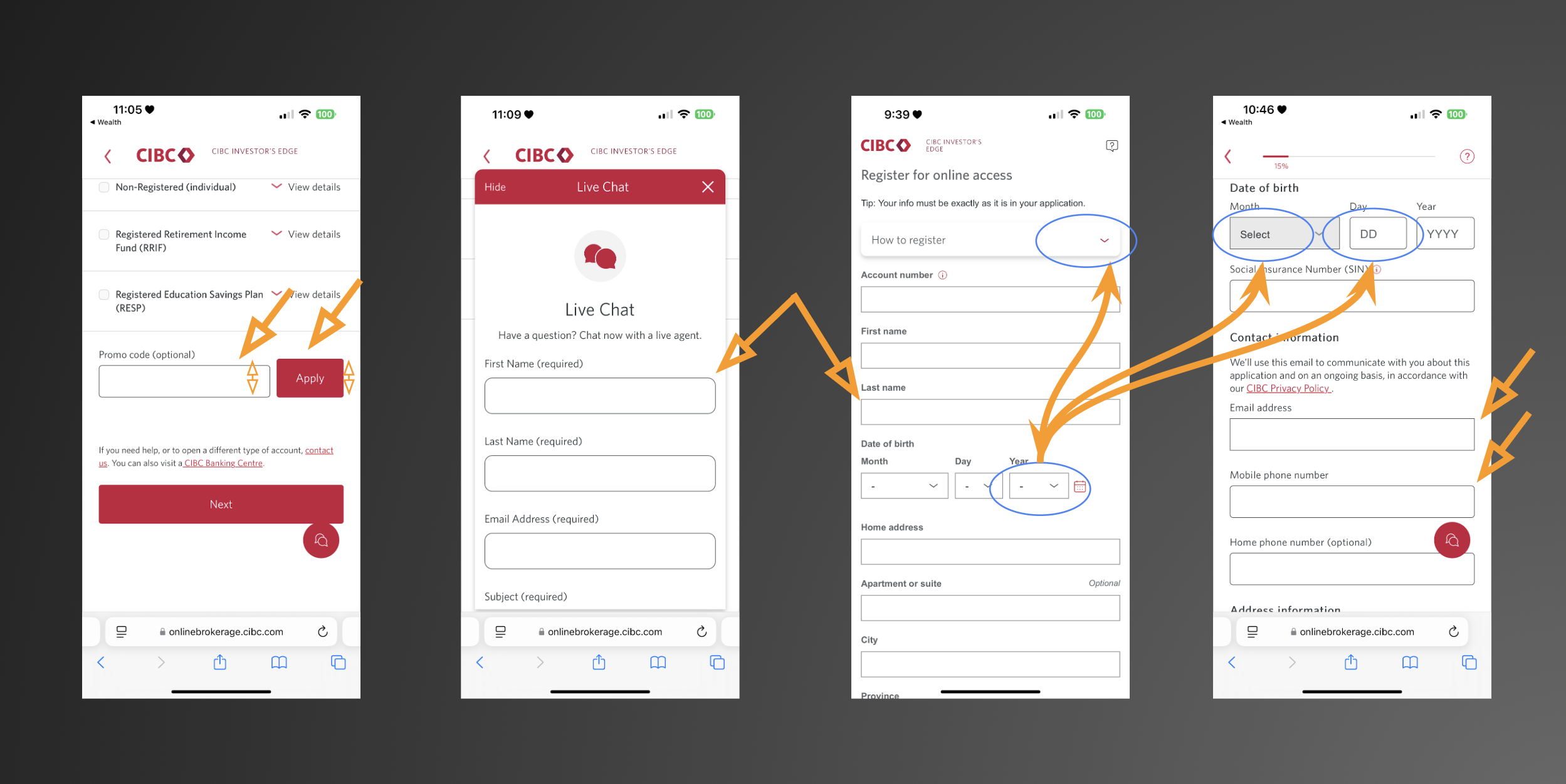 Investor’s Edge dashboard wireframe